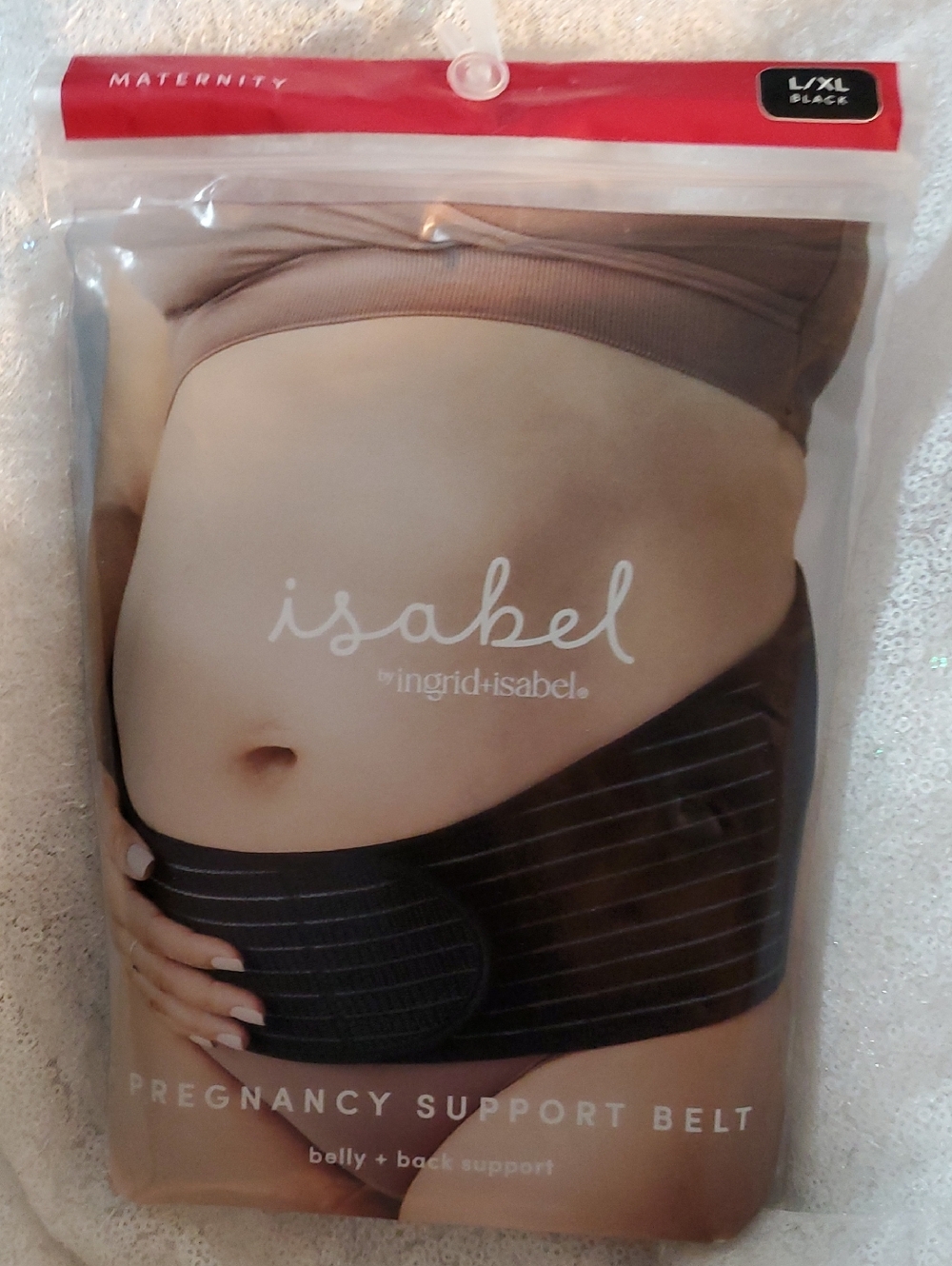 NWT Isabel Pregnancy Support Belt - Black - L/XL - Maternity